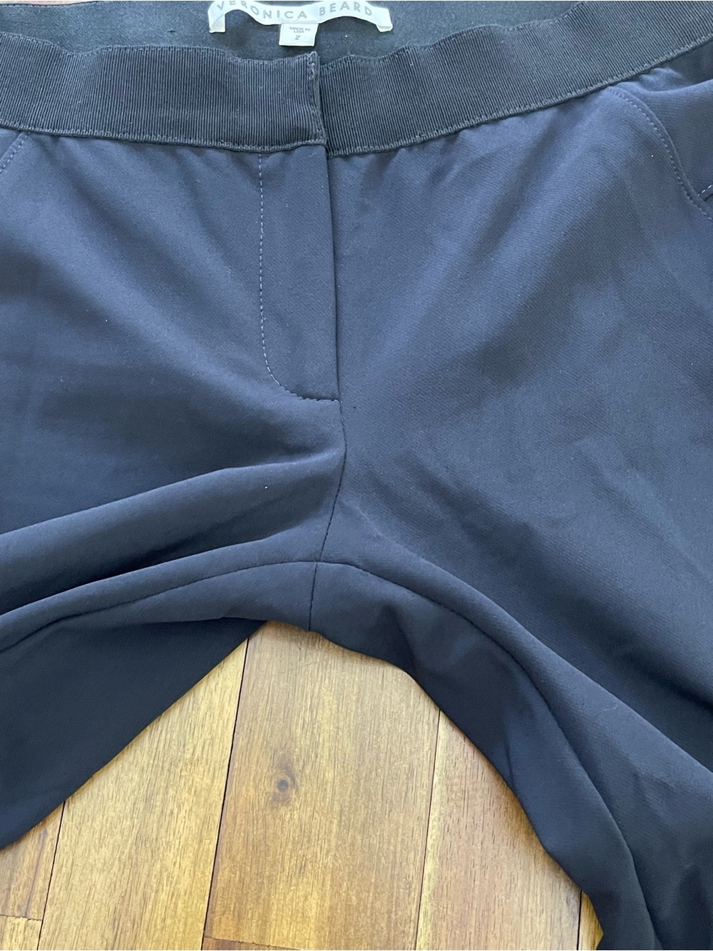 Veronica Beard Black Ponte Pants Business Pants Casual Pants View 5